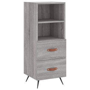 Credenza Grigio Sonoma 34,5x34x180 cm in Legno Multistrato 3189739