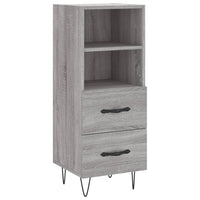 Credenza Grigio Sonoma 34,5x34x180 cm in Legno Multistrato 3189763