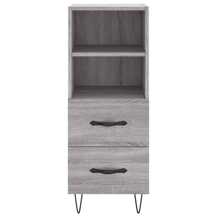 Credenza Grigio Sonoma 34,5x34x180 cm in Legno Multistrato 3189763