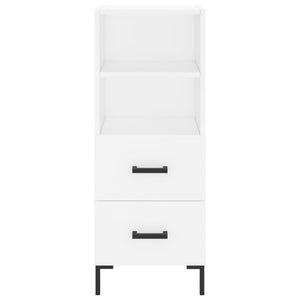 Credenza Bianca 34,5x34x180 cm in Legno Multistrato 3189765