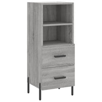 Credenza Grigio Sonoma 34,5x34x180 cm in Legno Multistrato 3189779