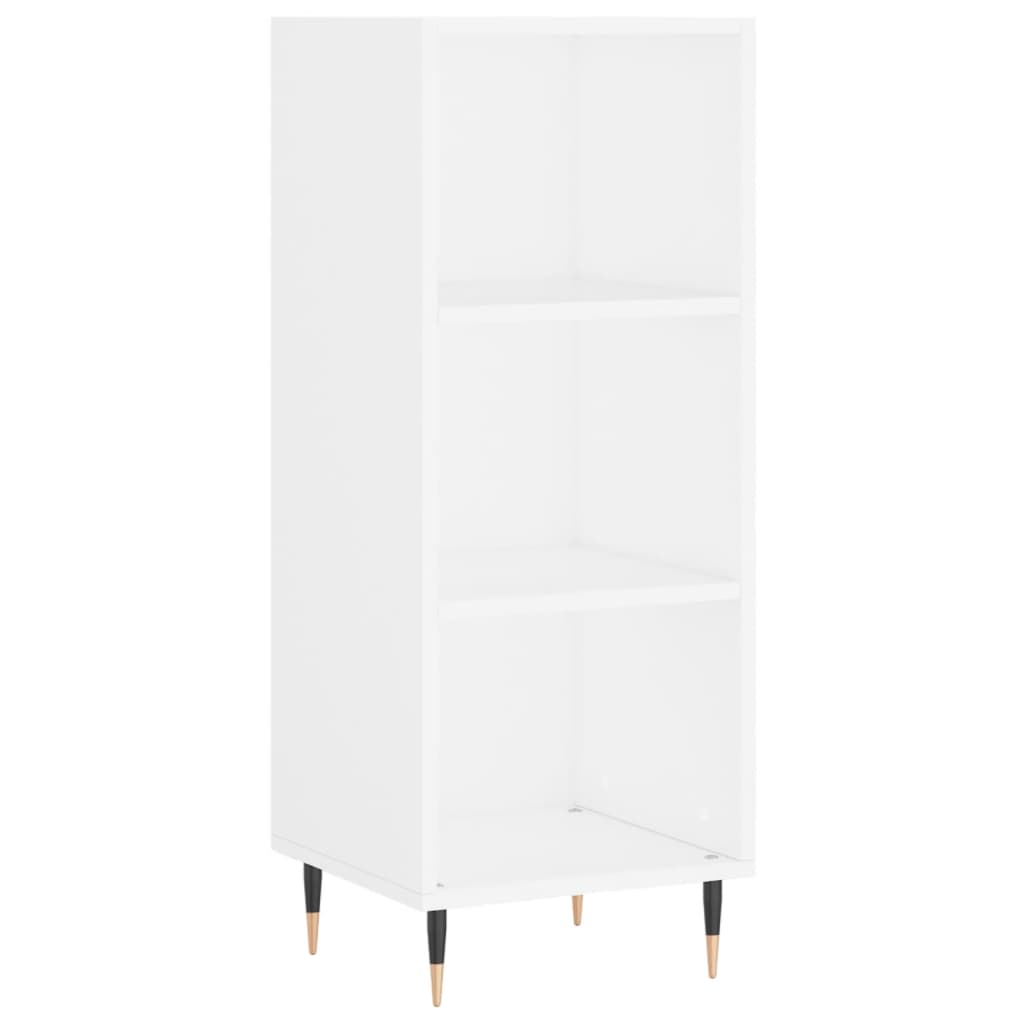 Credenza Bianca 34,5x32,5x180 cm in Legno Multistrato 3189805