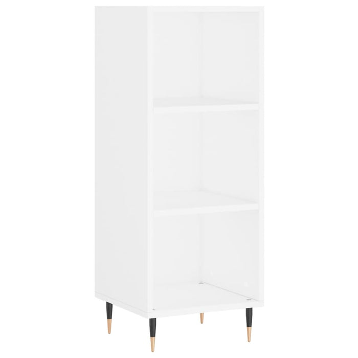 Credenza Bianca 34,5x32,5x180 cm in Legno Multistrato 3189805