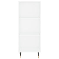 Credenza Bianca 34,5x32,5x180 cm in Legno Multistrato 3189805