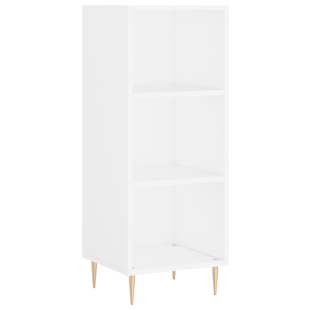 Credenza Bianca 34,5x32,5x180 cm in Legno Multistrato 3189813