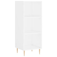 Credenza Bianca 34,5x32,5x180 cm in Legno Multistrato 3189813