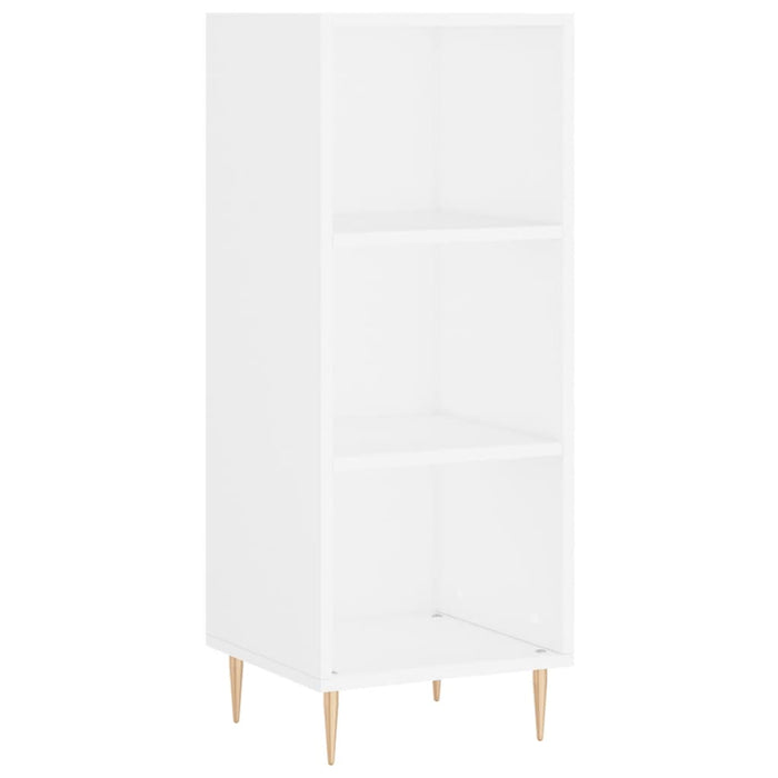 Credenza Bianca 34,5x32,5x180 cm in Legno Multistrato 3189813