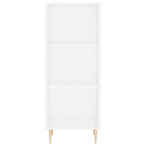 Credenza Bianca 34,5x32,5x180 cm in Legno Multistrato 3189813