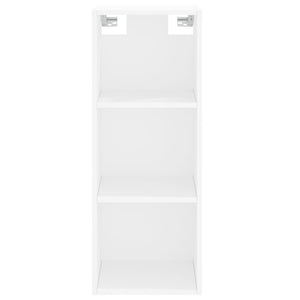 Credenza Bianca 34,5x32,5x180 cm in Legno Multistrato 3189813