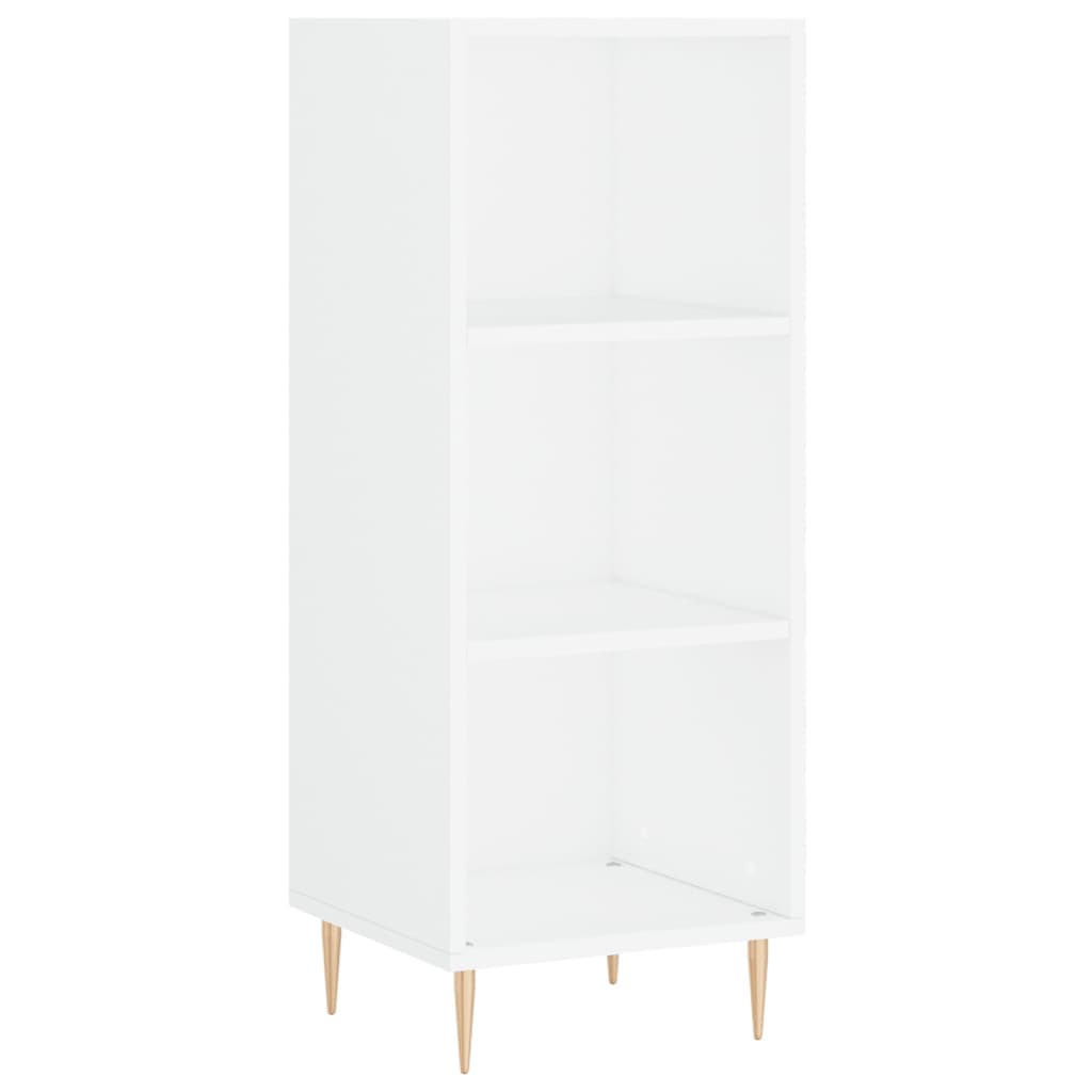 Credenza 34,5x32,5x180 cm in Legno Multistrato Bianco Lucido 3189815