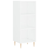 Credenza 34,5x32,5x180 cm in Legno Multistrato Bianco Lucido 3189815