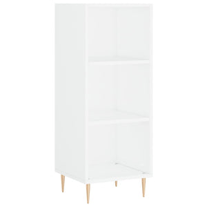 Credenza 34,5x32,5x180 cm in Legno Multistrato Bianco Lucido 3189815