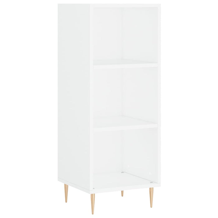 Credenza 34,5x32,5x180 cm in Legno Multistrato Bianco Lucido 3189815
