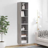 Credenza Grigio Sonoma 34,5x32,5x180 cm in Legno Multistrato 3189819
