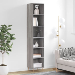 Credenza Grigio Sonoma 34,5x32,5x180 cm in Legno Multistrato 3189819