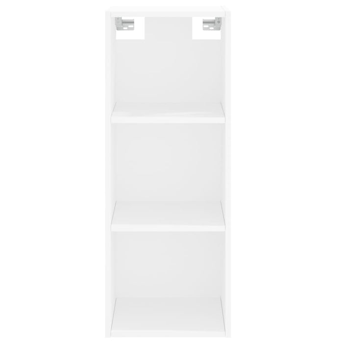 Credenza Bianca 34,5x32,5x180 cm in Legno Multistrato 3189821