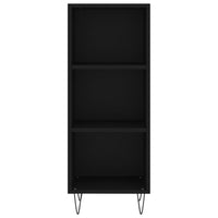 Credenza Nera 34,5x32,5x180 cm in Legno Multistrato 3189822