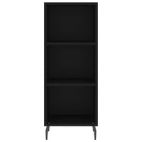 Credenza Nera 34,5x32,5x180 cm in Legno Multistrato 3189846