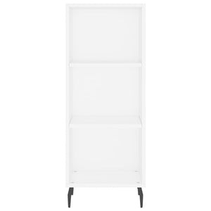 Credenza 34,5x32,5x180 cm in Legno Multistrato Bianco Lucido 3189847