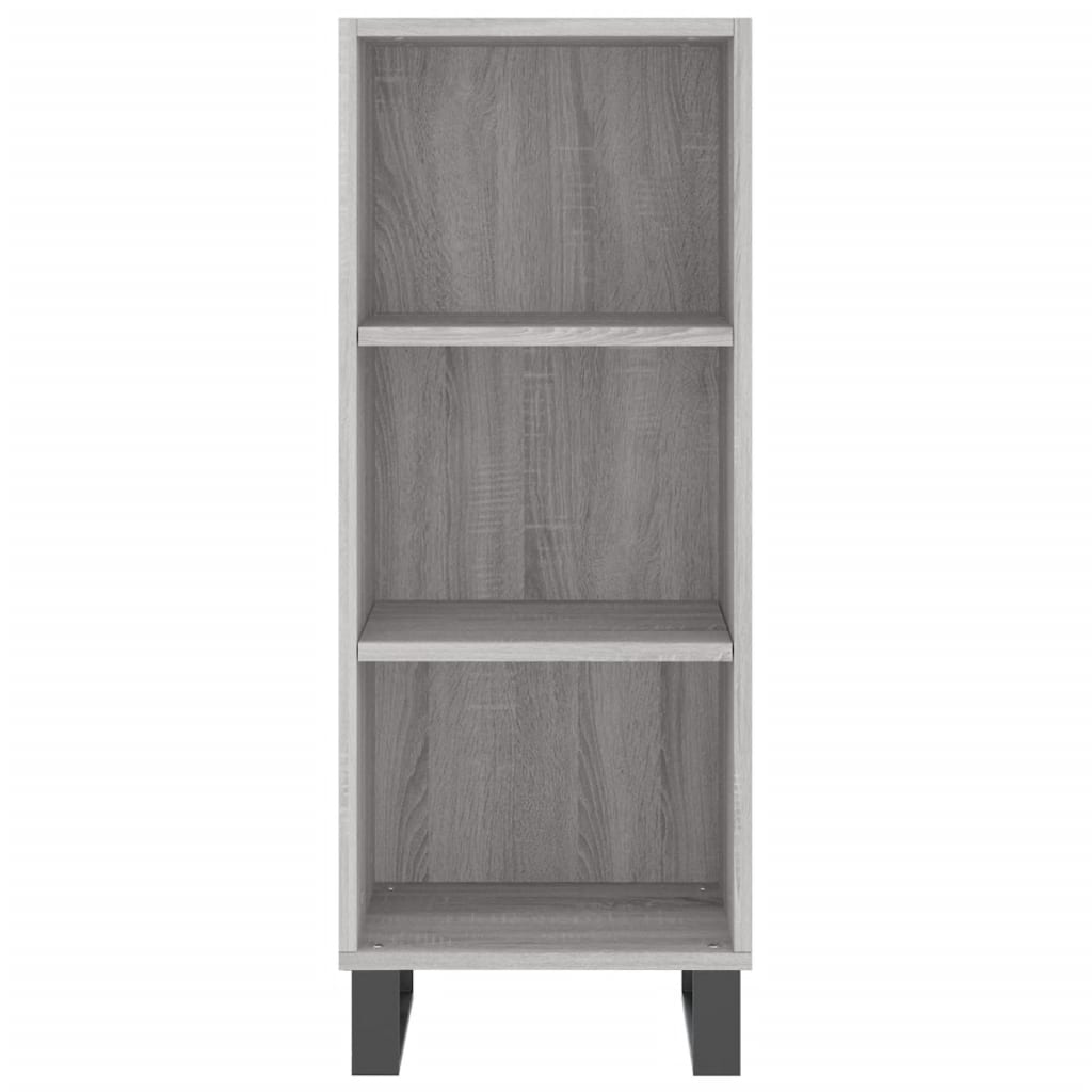 Credenza Grigio Sonoma 34,5x32,5x180 cm in Legno Multistrato 3189859
