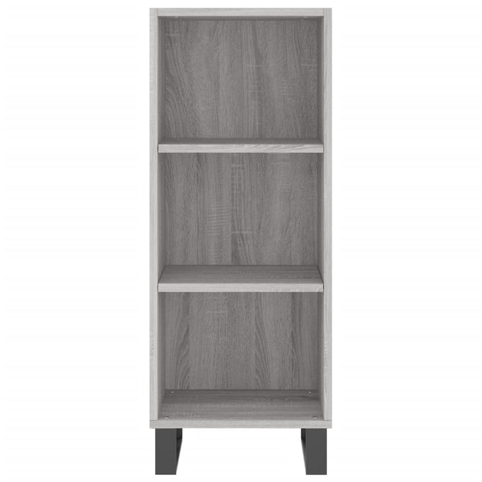 Credenza Grigio Sonoma 34,5x32,5x180 cm in Legno Multistrato 3189859