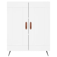 Credenza Bianca 69,5x34x180 cm in Legno Multistrato 3189925