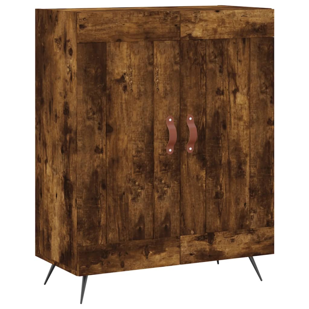 Credenza Rovere Fumo  69,5x34x180 cm in Legno Multistrato 3189930