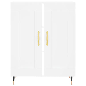 Credenza Bianca 69,5x34x180 cm in Legno Multistrato 3189933