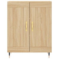 Credenza-Buffet-Armadio da cucina Rovere Sonoma 69,5x34x180 cm in Legno Multistrato 584658