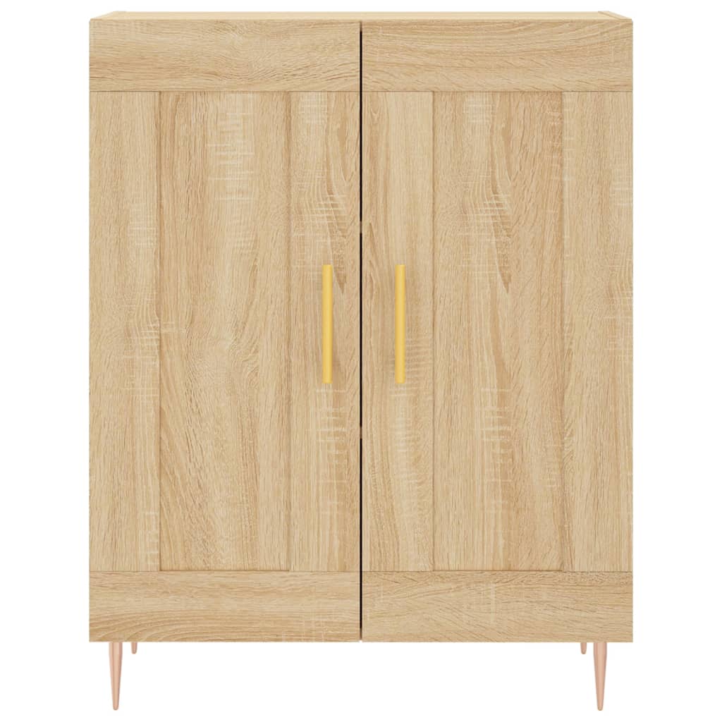 Credenza Rovere Sonoma 69,5x34x180 cm in Legno Multistrato 3189944
