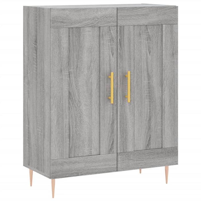 Credenza Grigio Sonoma 69,5x34x180 cm in Legno Multistrato 3189947