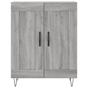 vidaXL Credenza Grigio Sonoma 69,5x34x180 cm in Legno Multistrato