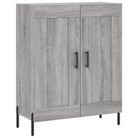 vidaXL Credenza Grigio Sonoma 69,5x34x180 cm in Legno Multistrato