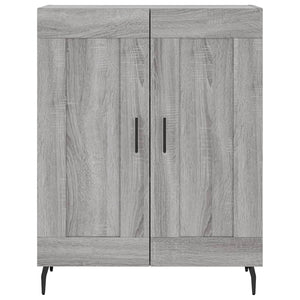 vidaXL Credenza Grigio Sonoma 69,5x34x180 cm in Legno Multistrato