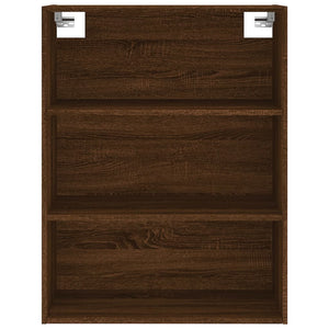 Credenza Rovere Marrone 69,5x34x180 cm in Legno Multistrato 3189980