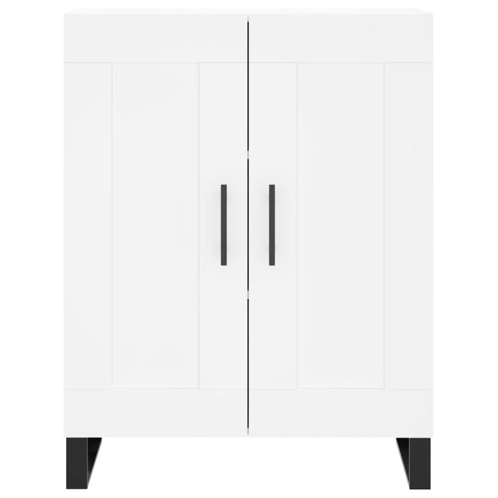 vidaXL Credenza Bianca 69,5x34x180 cm in Legno Multistrato