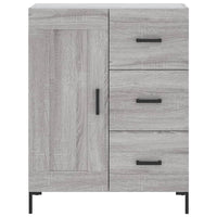 vidaXL Credenza Grigio Sonoma 69,5x34x180 cm in Legno Multistrato