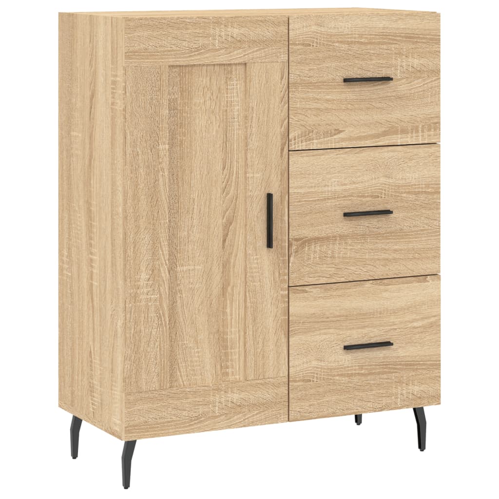 Credenza Rovere Sonoma 69,5x34x180 cm in Legno Multistrato 3190040