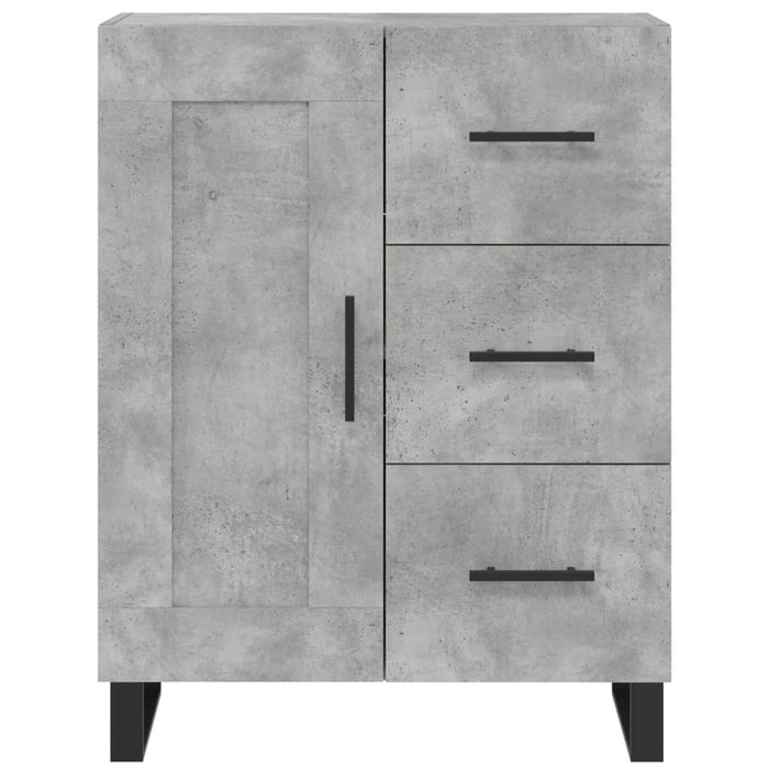 Credenza Grigio Cemento 69,5x34x180 cm in Legno Multistrato 3190049