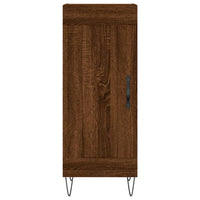 Credenza Rovere Marrone 34,5x34x180 cm in Legno Multistrato 3190084