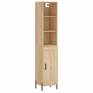 Credenza Rovere Sonoma 34,5x34x180 cm in Legno Multistrato 3190096