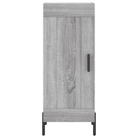 Credenza Grigio Sonoma 34,5x34x180 cm in Legno Multistrato 3190099