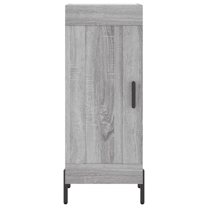 Credenza Grigio Sonoma 34,5x34x180 cm in Legno Multistrato 3190099