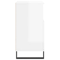 Credenze 3 pz Bianco Lucido in Legno Multistrato 3190159