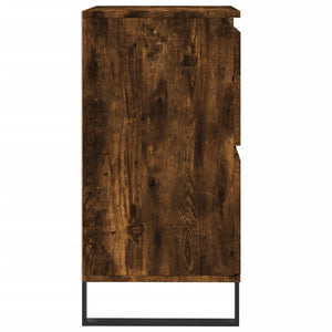 Credenze 2 pz Rovere Fumo in Legno Multistrato 3190186