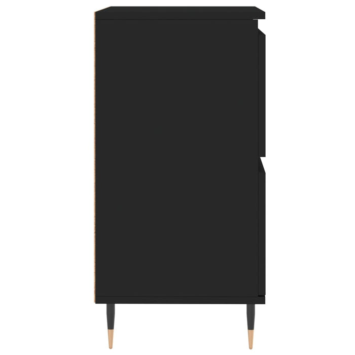 Credenze 3 pz Nere in Legno Multistrato 3190190