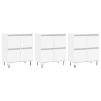 Credenze 3 pz Bianco in Legno Multistratocod mxl 125338