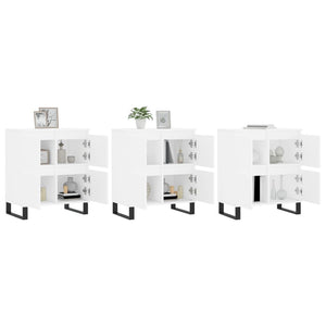 Credenze 3 pz Bianco in Legno Multistratocod mxl 125939