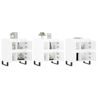 Credenze 3 pz Bianco Lucido in Legno Multistratocod mxl 125327