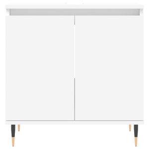 Set Mobili da Bagno 3 pz Bianco in Legno Multistrato 3190267